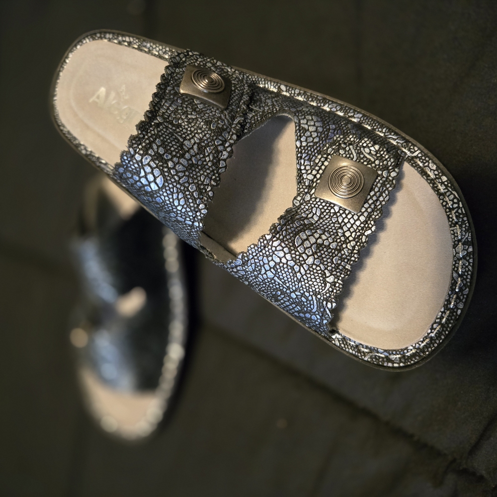 Alegria Black Sandals Comfortable Two-Strap Design